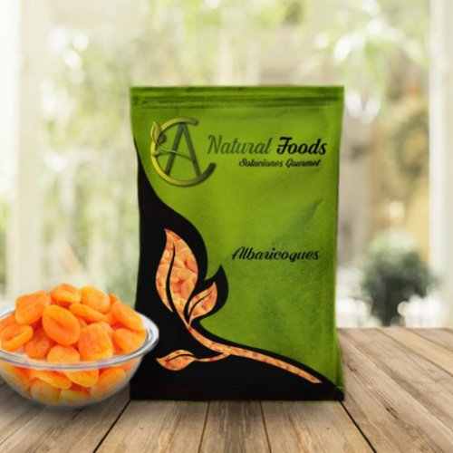 Albaricoques deshidratados CA Natural Foods 250 g, naturalmente dulces, nutritivos y perfectos como snack saludable.