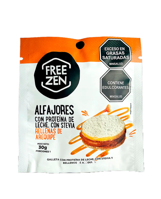 Alfajores con proteína de leche con stevia Freezen 30 gr