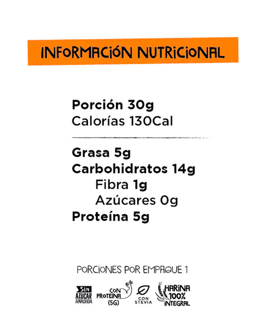 Alfajores con proteína de leche con stevia Freezen 30 gr