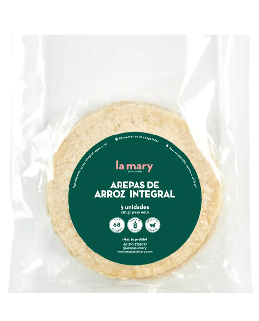 Arepa arroz integral La mary 5 unds Sin Gluten