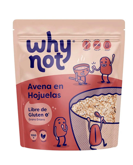 Avena en hojuelas Why not 1000 gr Sin Gluten