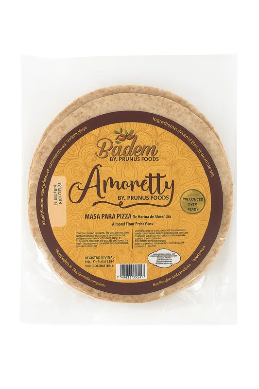 Amoretty masa para pizza "Badem" 6 unds