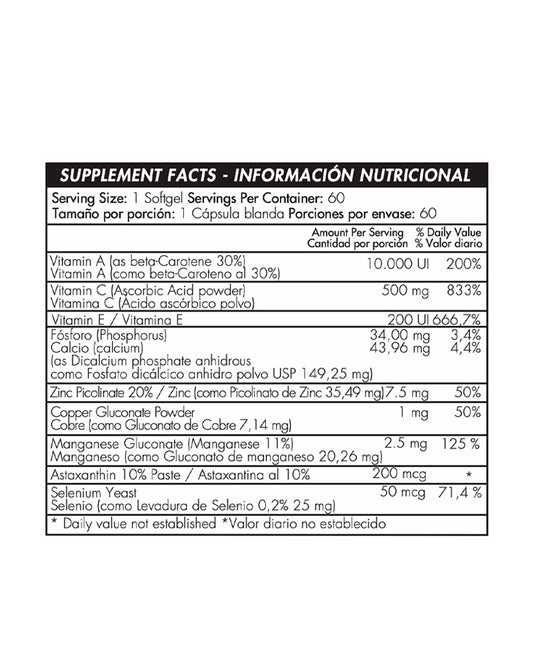 Bioxin with astaxanthin Healthy America 60 caps
