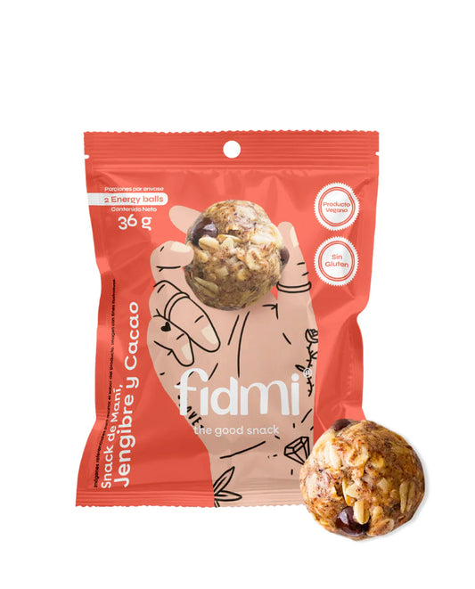 Bola jengibre y cacao Fidme 36 gr