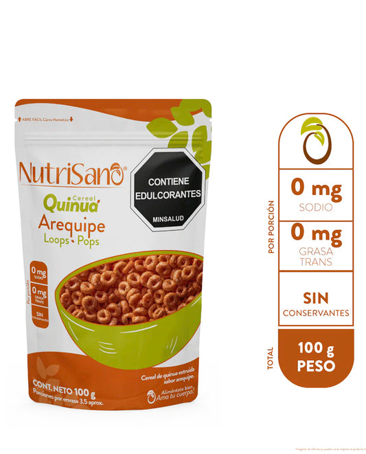 Cereal quinua loops arequipe Nutrisano 100 gr