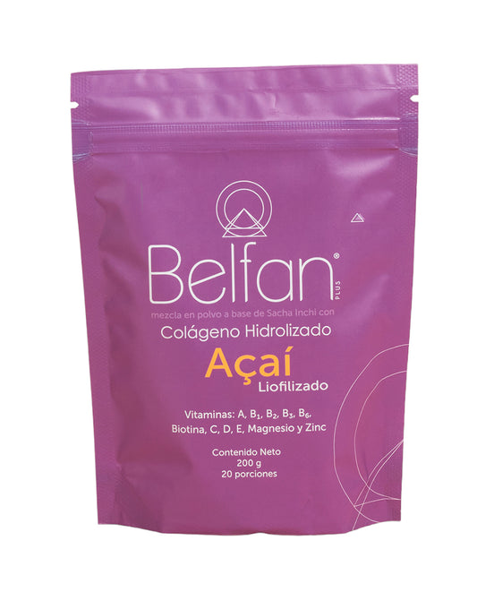 Colageno hidrolizado acai liofilizado Belfan 200 gr