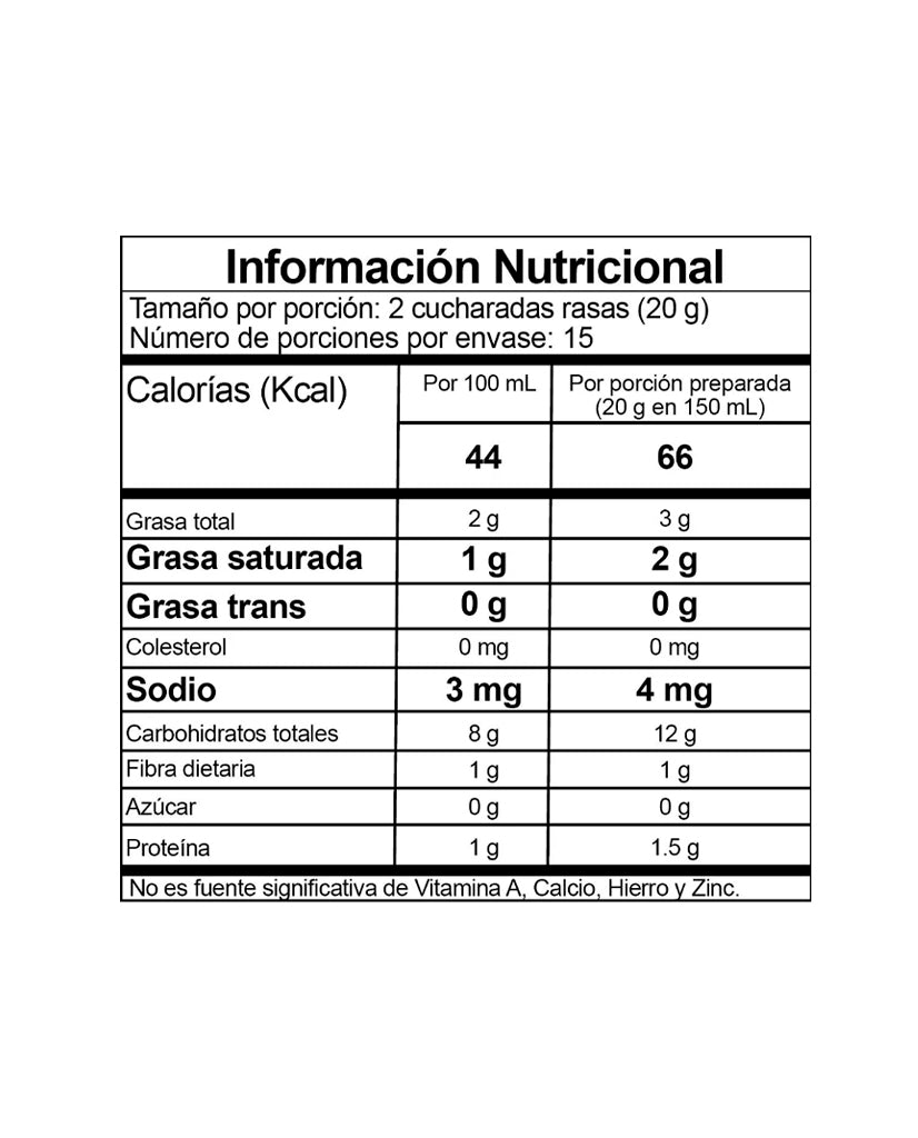 El corazón me latte cacao Vital setas 300 gr