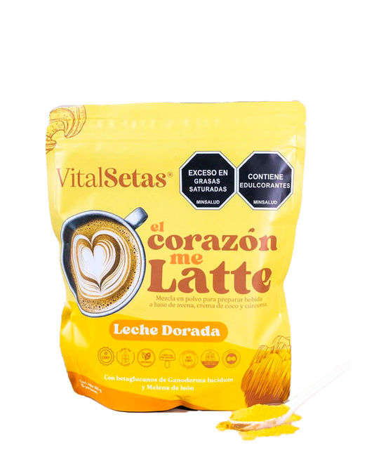 El corazón me latte leche dorada Vital setas 300 gr