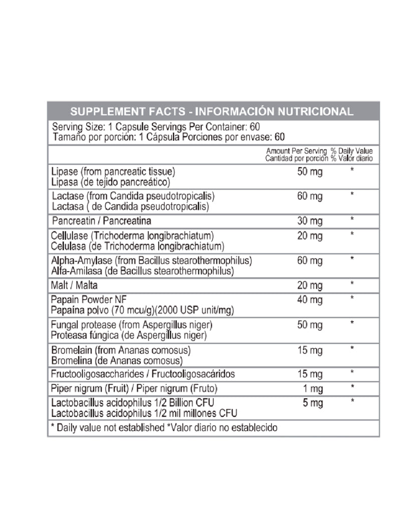 Enzymax Healthy america 60 caps