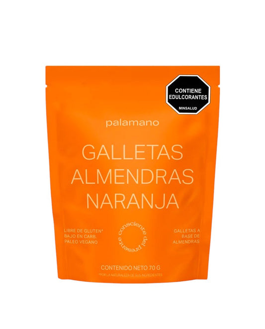 Galletas almendra naranja Palamano 70 gr