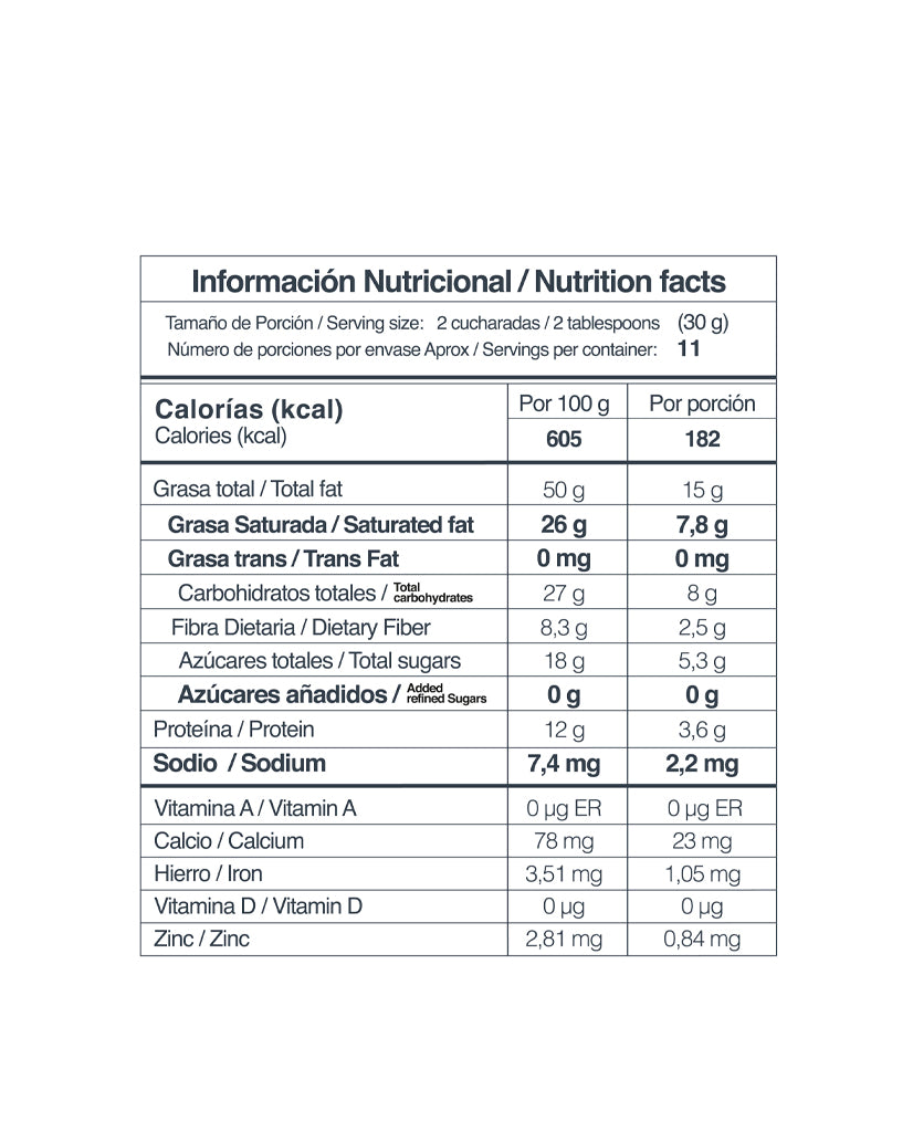 Granola keto coco mora "Cinco avellanas"