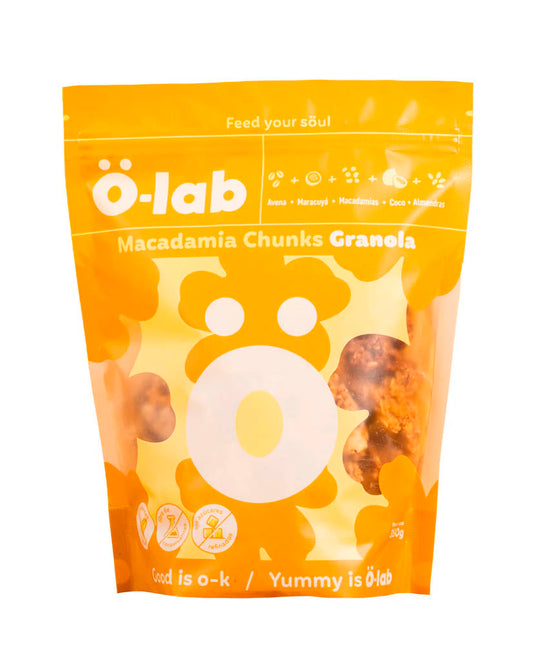 Granola macadamia chunks O-lab 350 gr