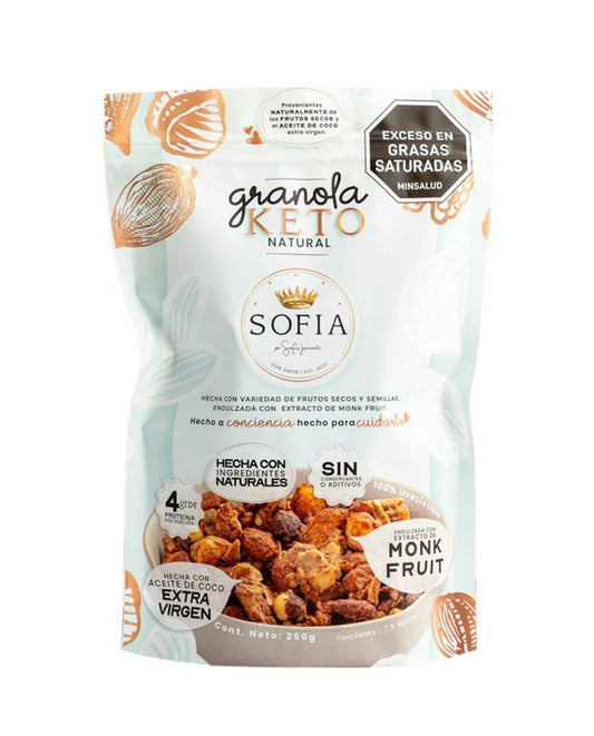 Granola keto natural Sofia Jaramillo 250 gr