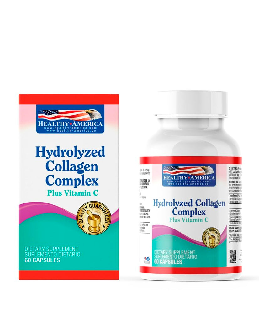 Hidrolyzed collagen complex Healthy america 60 caps