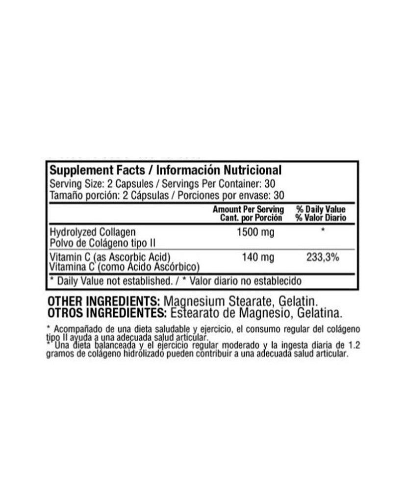 Hidrolyzed collagen complex Healthy america 60 caps