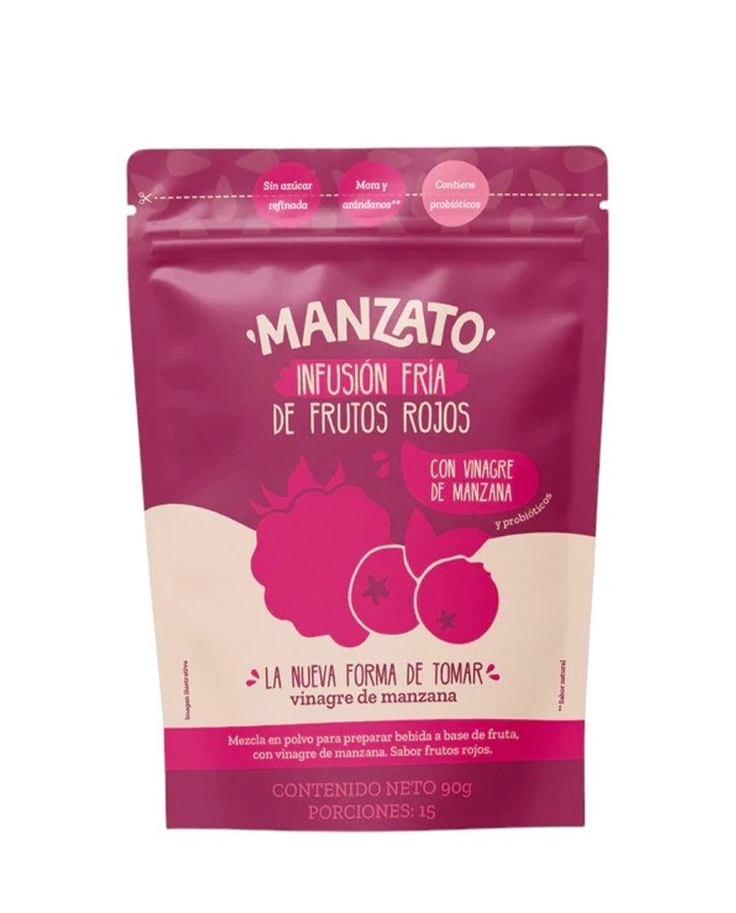 Infusión de frutos rojos Manzato 90gr