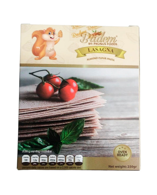 Lasagña integral "Badem" 250 gr Sin Gluten