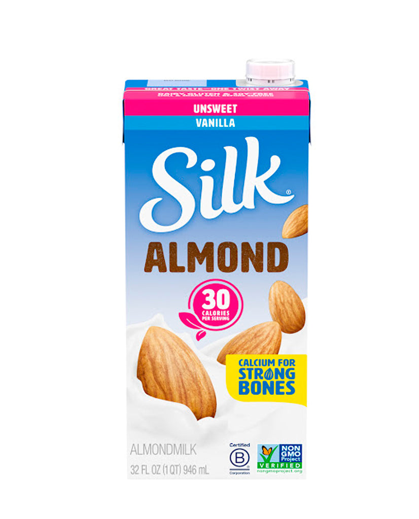 Leche almond vainilla "Silk" 946 ml