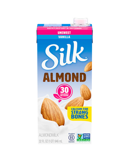 Leche almond vainilla "Silk" 946 ml