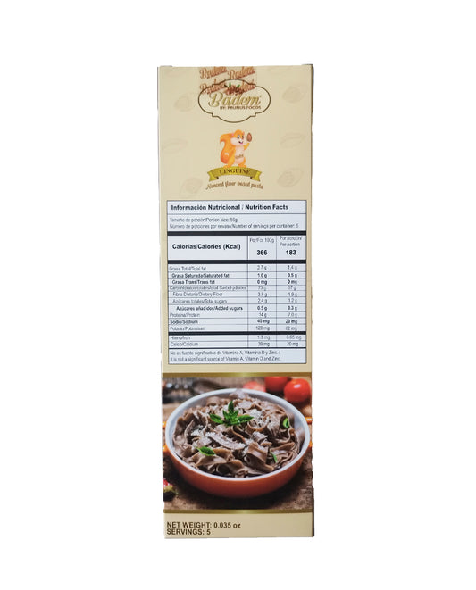 Linguine Almendra "Badem" 250 gr Sin Gluten
