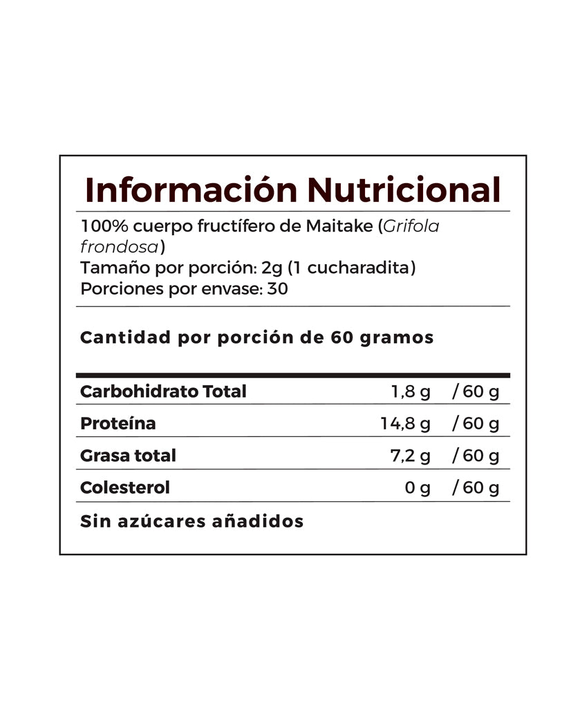 Maitake vital Setas 60 gr