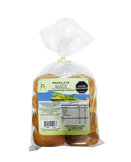 Mogollas de maíz Vida sana 8 unds