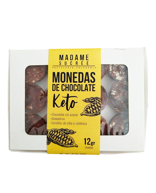 Monedas de chocolate Madame sucree 12 unds