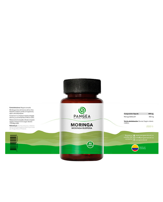 Moringa cápsulas frasco x 60 caps de Pangea