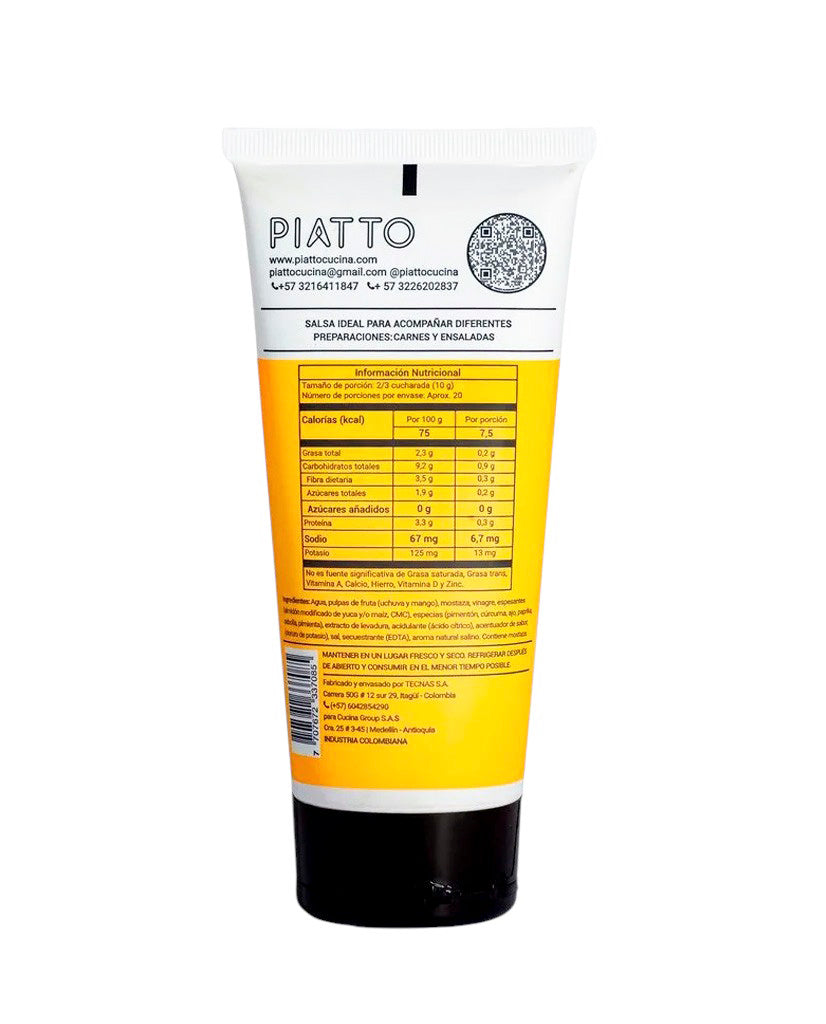 Mostaza clásica Piatto 200 gr