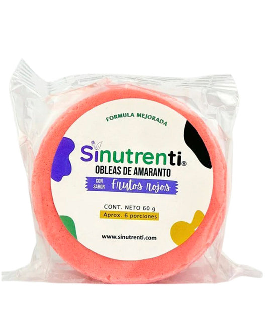 Obleas de amaranto frutos rojos Sinutrenti 60 gr