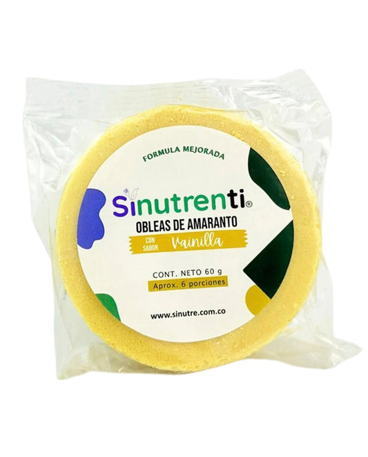 Obleas de amaranto vainilla Sinutrenti 60 gr
