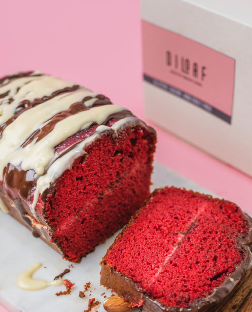 Pan keto red velvet cake Diloaf 320 gr Sin Gluten
