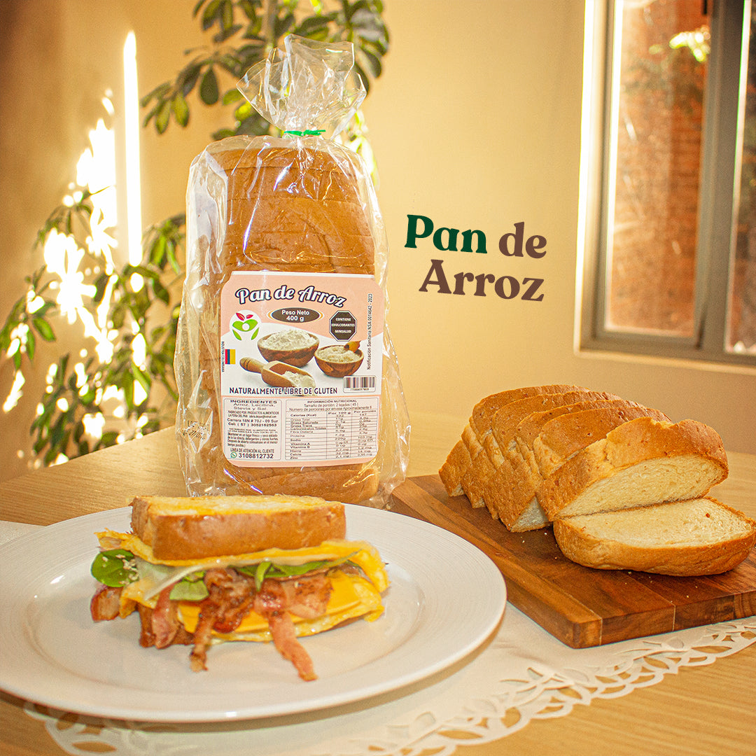 Pan de arroz tajado Vida sana 400 gr Sin Gluten
