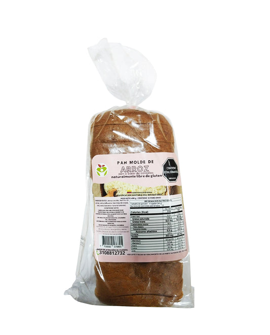 Pan de arroz tajado Vida sana 400 gr Sin Gluten