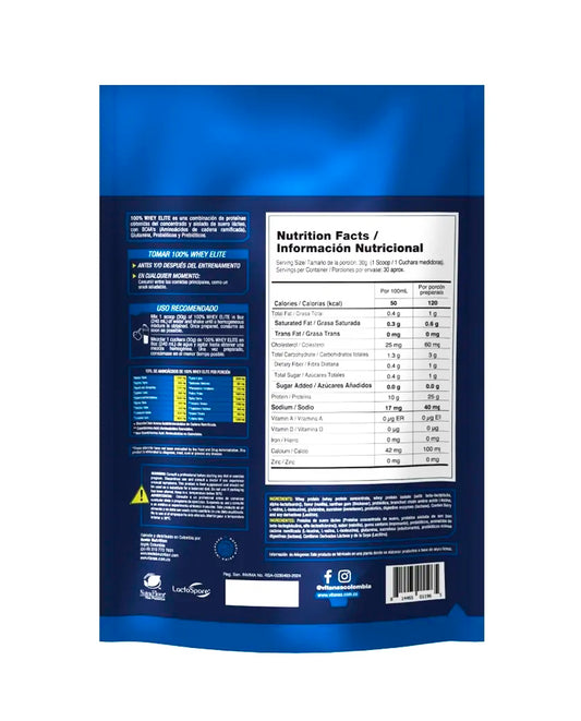 Proteína Whey elite pay de limón Vitanas 2 lb