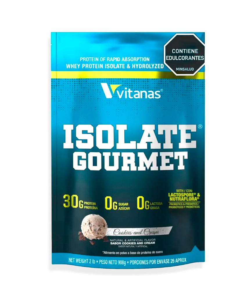 Proteína isolate gourmet coockies y cream Vitanas