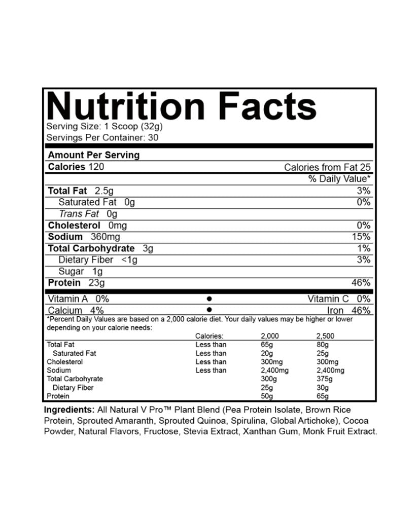 Proteina vegana vainilla "Vpro" 2 lb