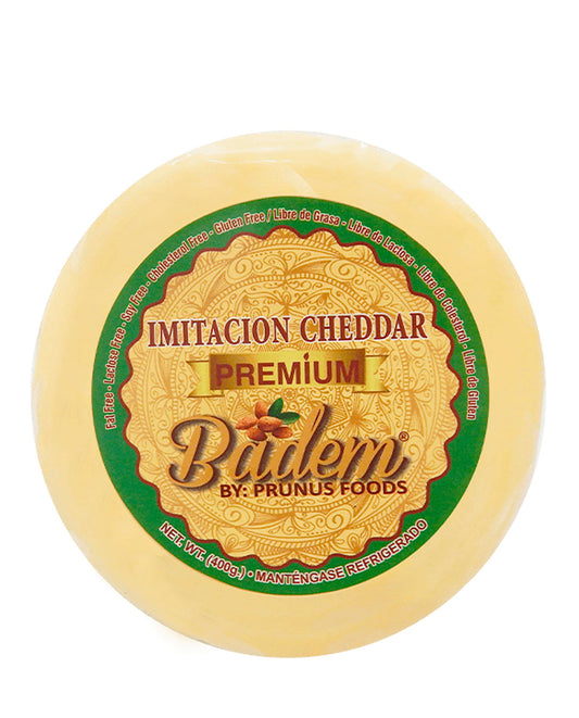 Queso cheddar bloque redondo Badem 400 gr