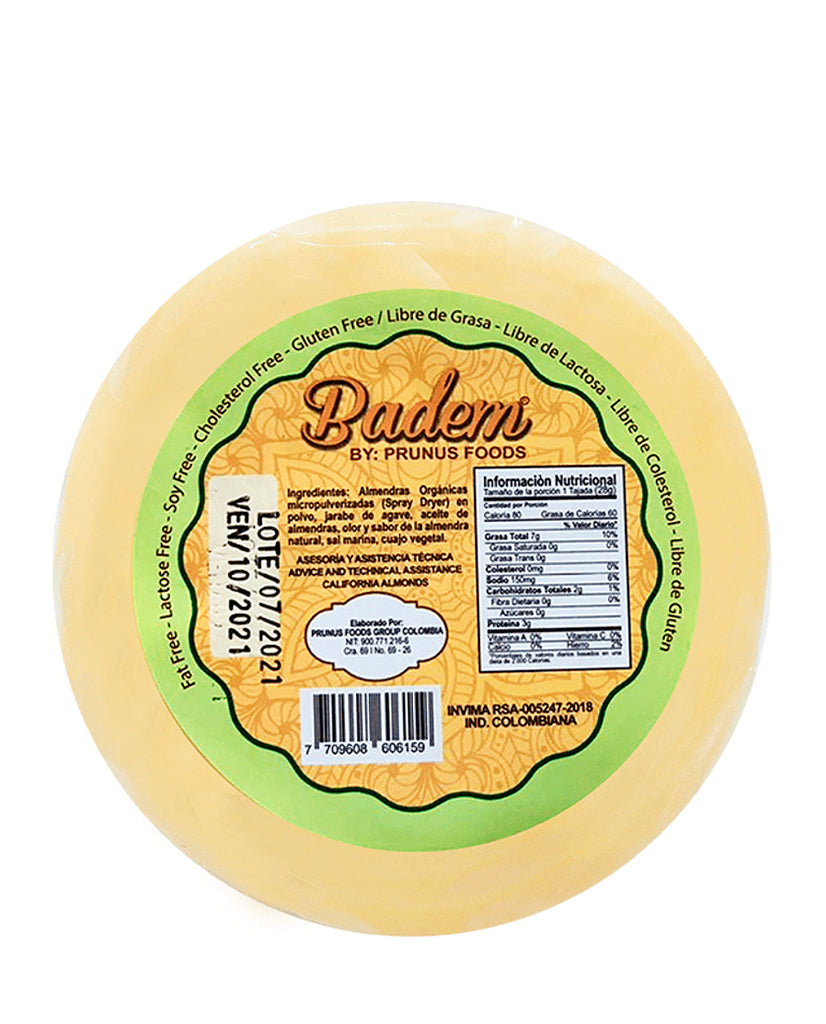 Queso cheddar bloque redondo Badem 400 gr