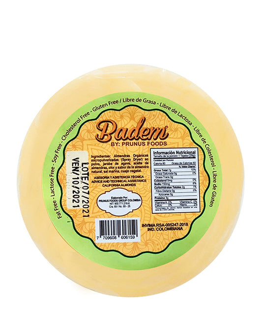 Queso cheddar bloque redondo Badem 400 gr