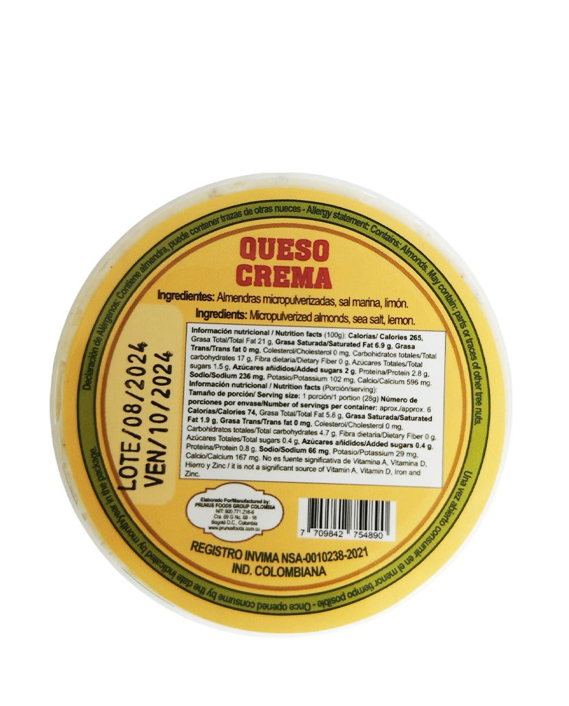 Queso crema de almendra Badem