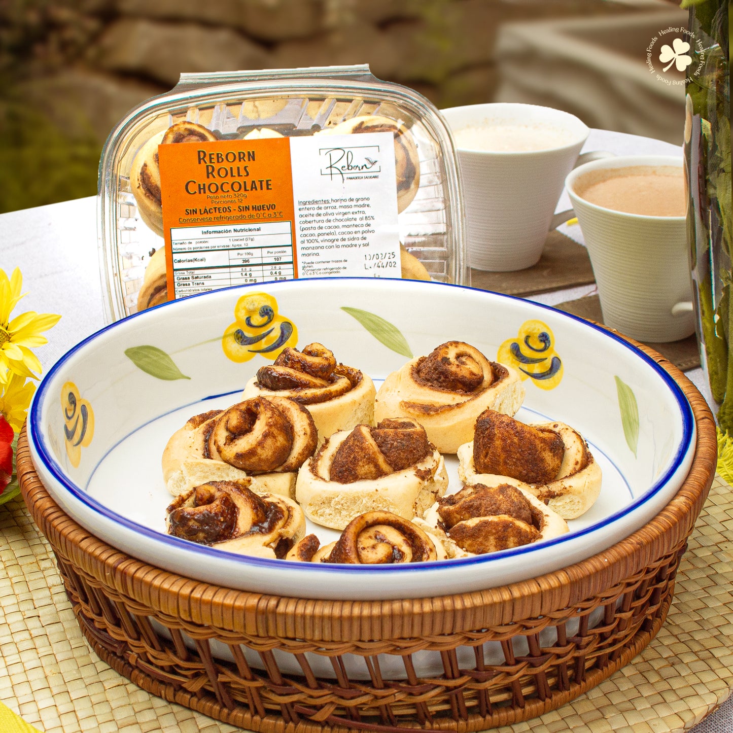 Rolls de chocolate Reborn 12 unds