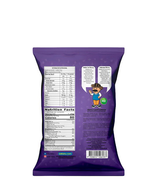 Rosquitas de yuca con quinoa y chía Deli sinu 30 gr