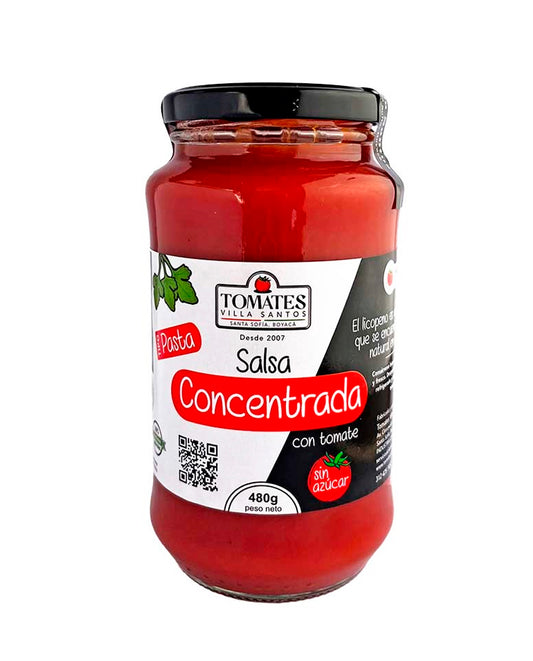 Salsa concentrada con tomate Villa Santos 480 gr