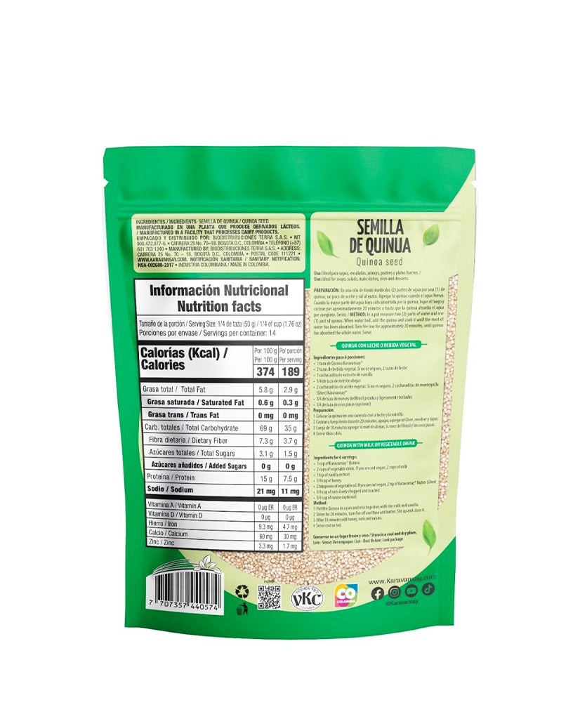 Semilla quinua Karavansay 700 gr