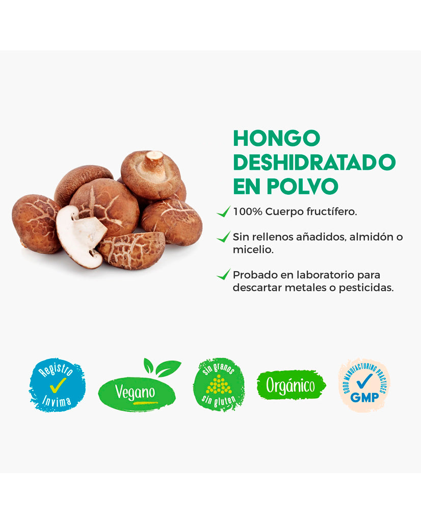 Shitake vital Setas 60 gr