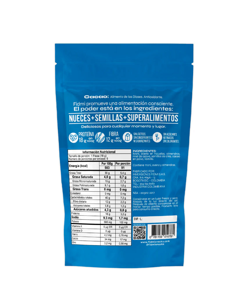 Sixball cacao Fidme 108 gr