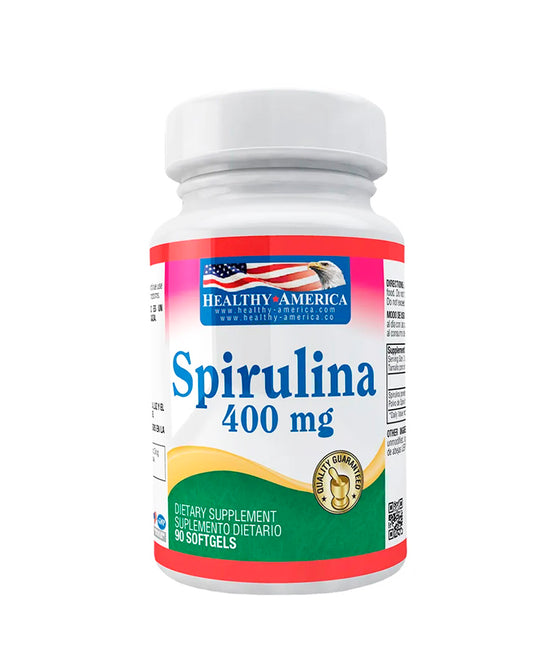 Spirulina 400mg Healthy America 90 caps