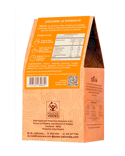 Spirute cúrcuma Naturela 30 sobres