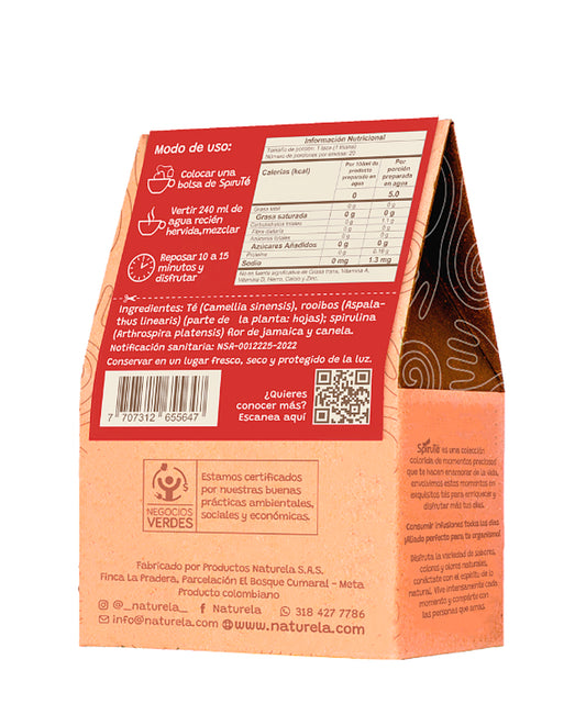 Spirute rooibos Naturela 20 sobres
